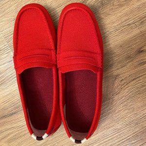 Bright red Rothy's loafers, women's size EUR 39, like new